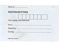 SKYTEKORT EKSTRA SKYTING 100 PK