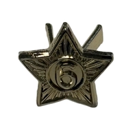 Dugleiksmerkestjerne gylt nr. 6