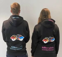 DFS Hettegenser ( Rosa Logo)