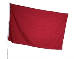 VARSELFLAGG RØDT