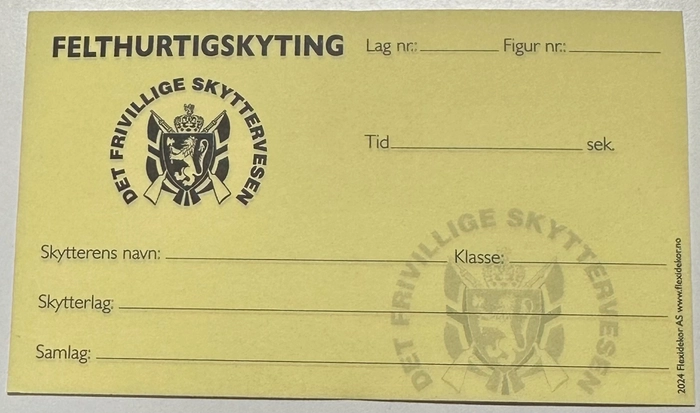 SKYTEKORT FELTHURTIG  100 STK