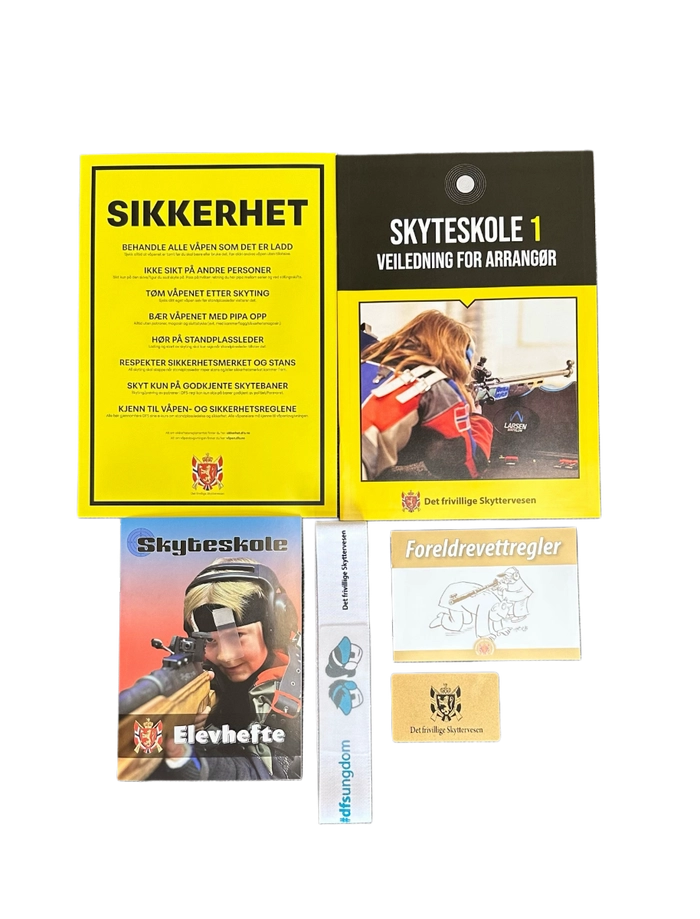 Skyteskole 1 - pakke for 10 elever